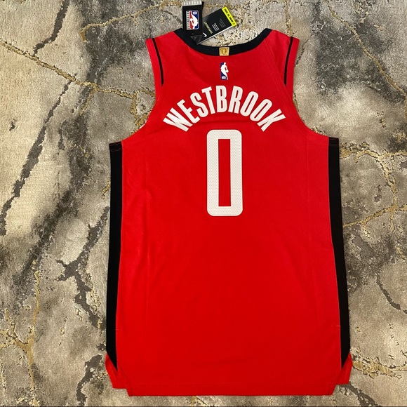 Nike NBA Rockets Westbrook Vaporknit Jersey Mens M - Picture 2 of 7